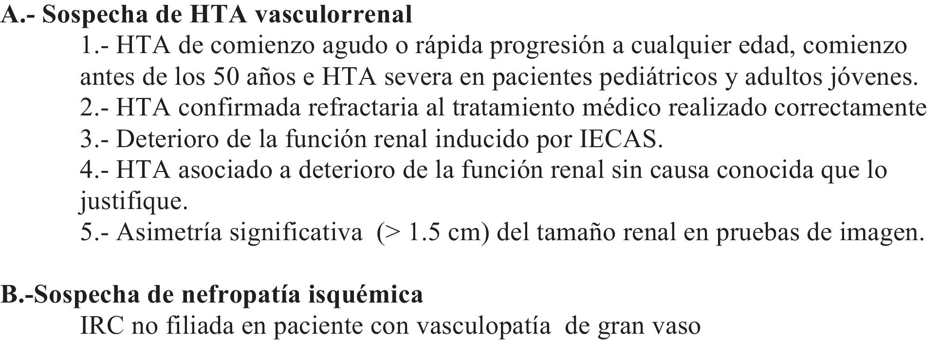 Ecografía renal Doppler: indicaciones en riñón nativo.